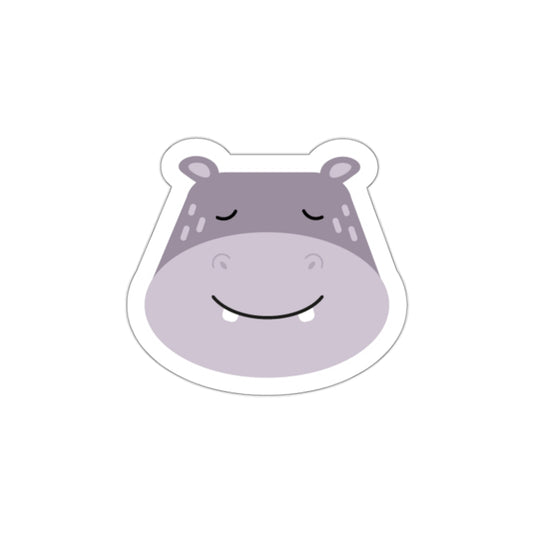 Hippo Sticker